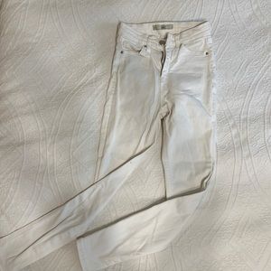 White skinny jeans Jamie - top shop size 24